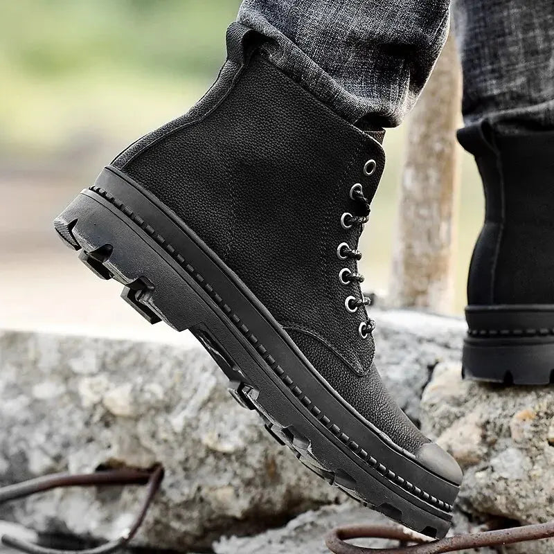 Black Warm Winter Men Boots Vivareflex Online