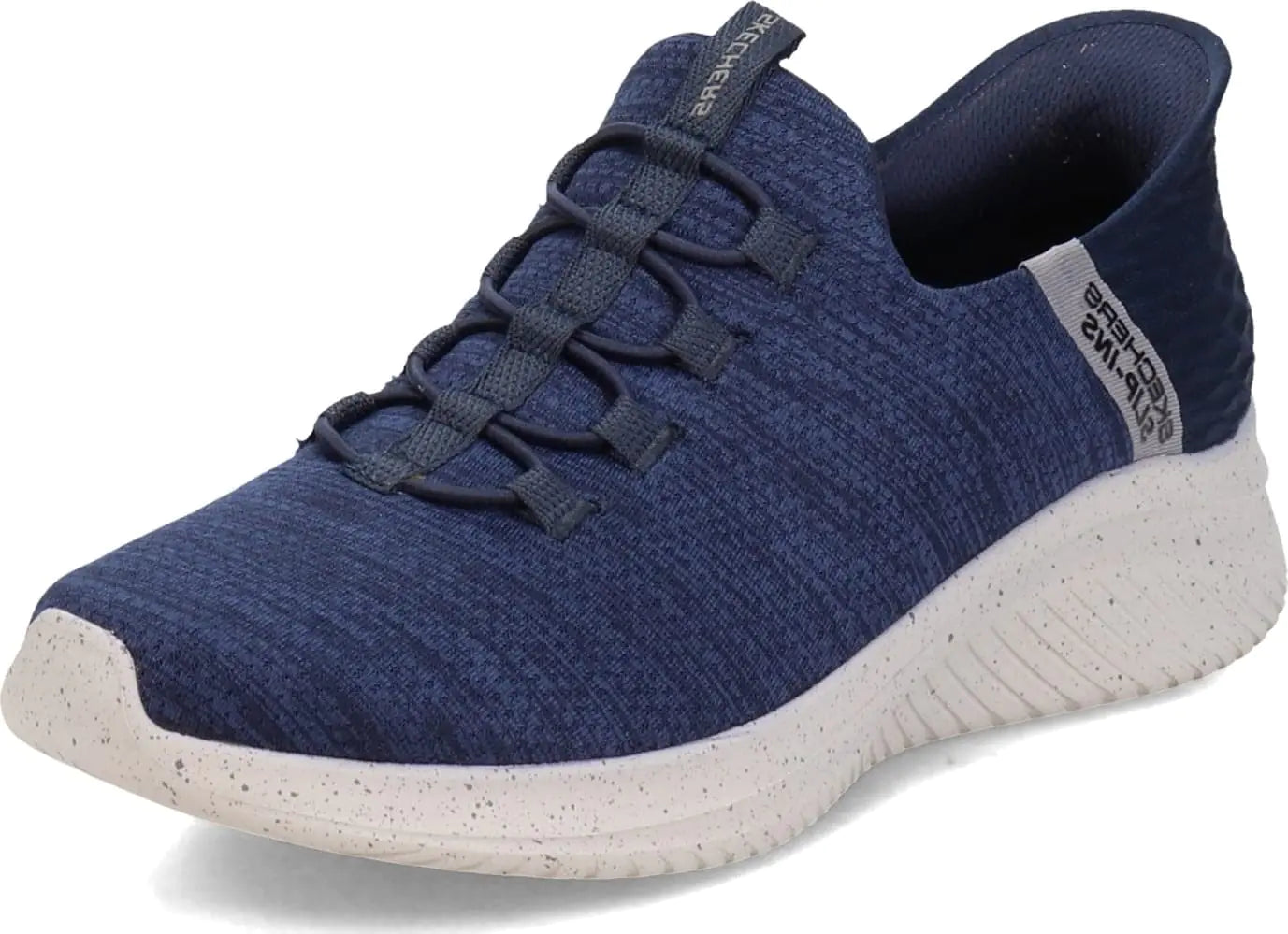 Zapatillas sin cordones Skechers Ultra Flex 3.0 Right Away Hands Free para hombre, talla 7.5, color azul marino 