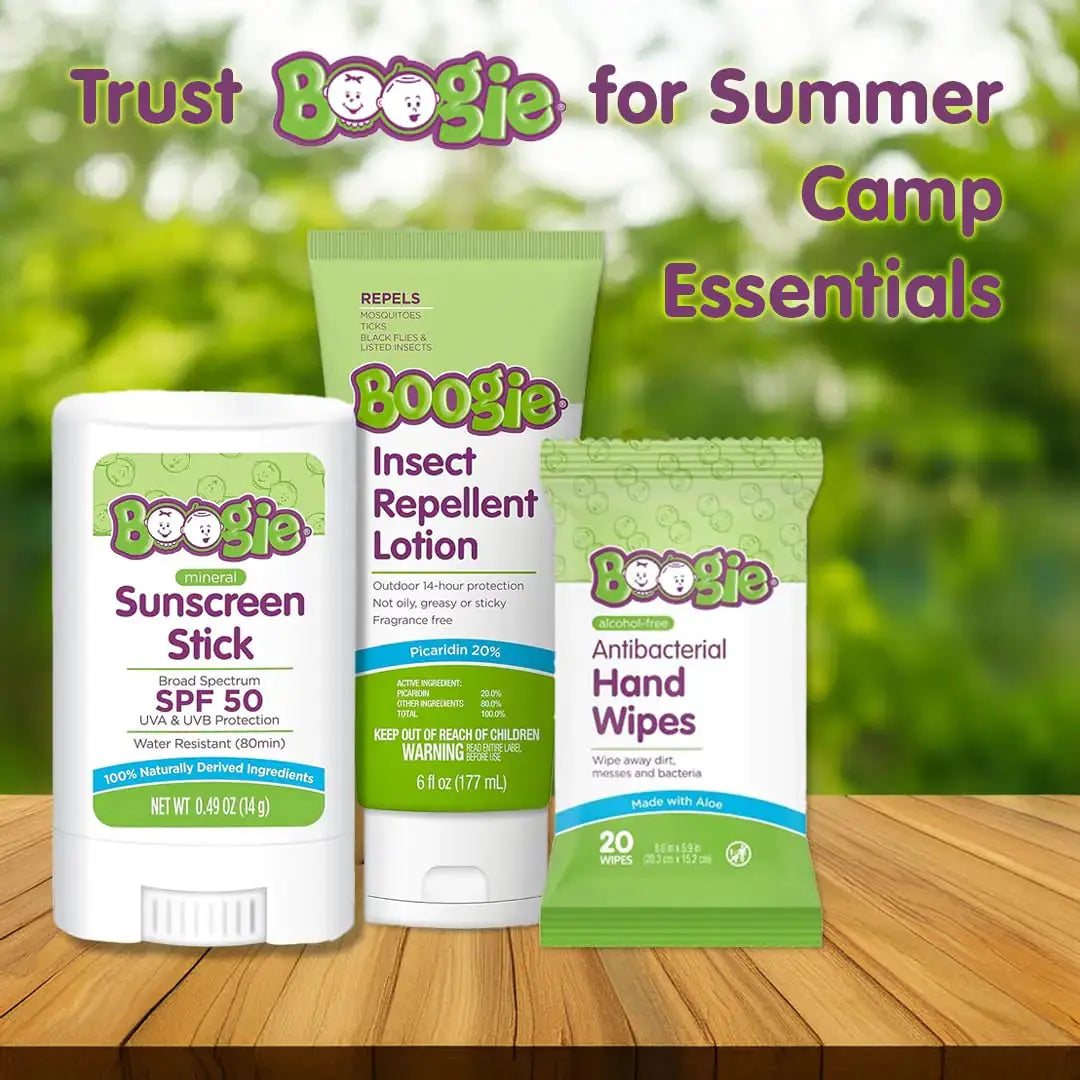 Boogie Antibacterial Hand Wipes - Alcohol-Free, Hypoallergenic & Moisturizing Aloe - Vivareflex Online