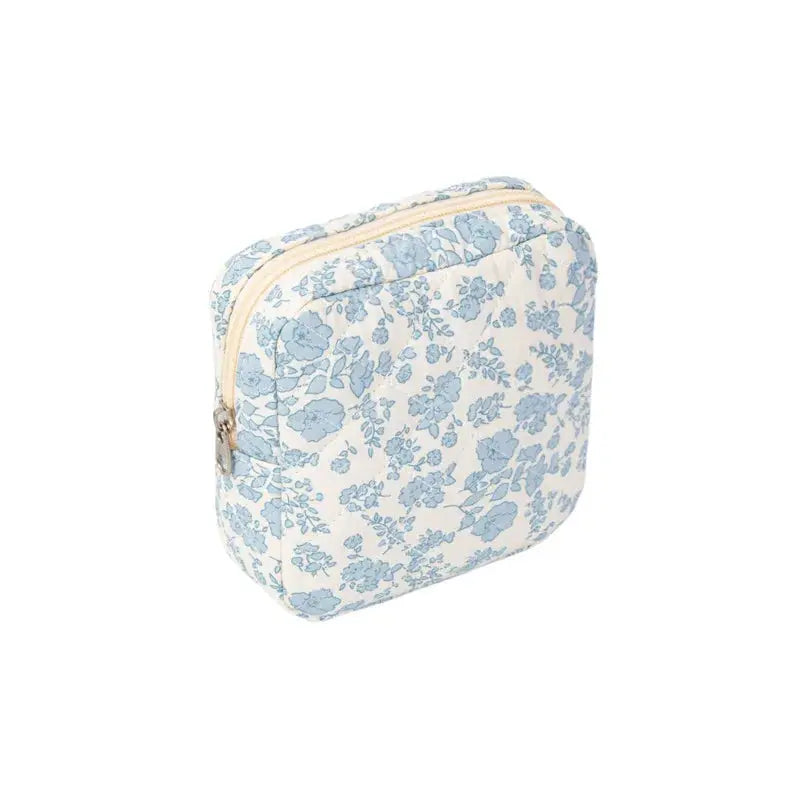 Bow Floral Women's Cosmetic Bags Cute Girls Sanitary Napkin Storage Bag Sanitary Pad Pouch Small Cosmetic Organizer Makeup Bag Ultimate Bag Store