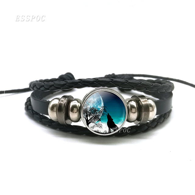 Bracelet Wolf and Moon Design_Vivareflex_Online