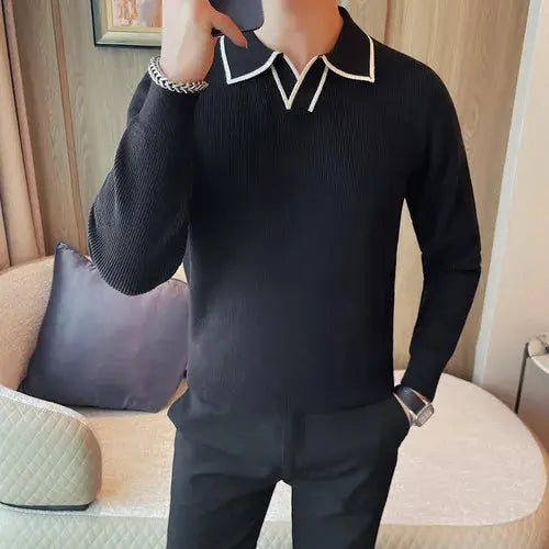 Brand Winter Cozy Lapel Pullover Vivareflex Online