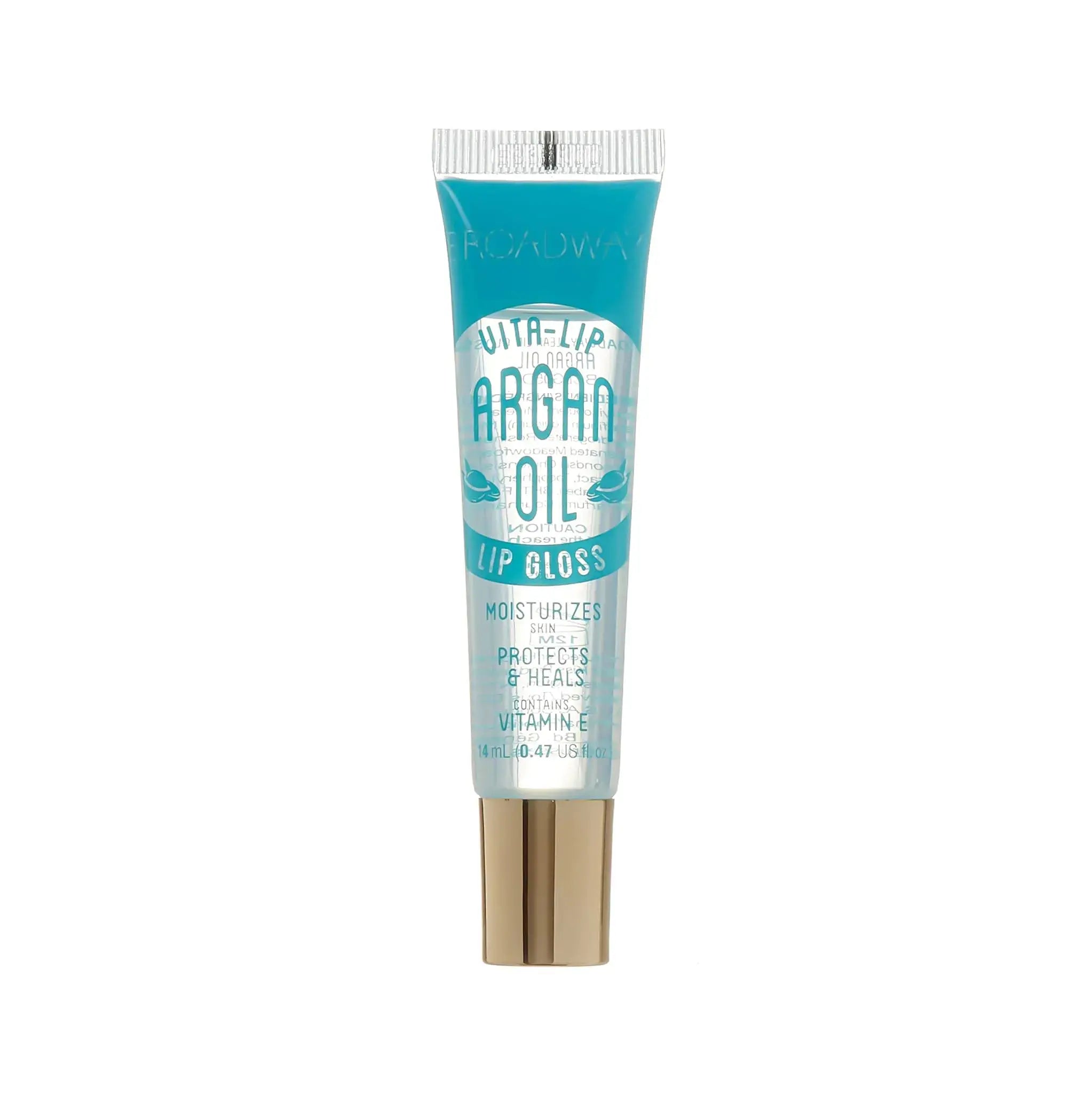 Broadway Vita-Lip Clear Lip Gloss 0.47oz/14ml (5PCS Mint & Coconut & Rosehip & Mango Butter & Argan Oil) - Vivareflex Online