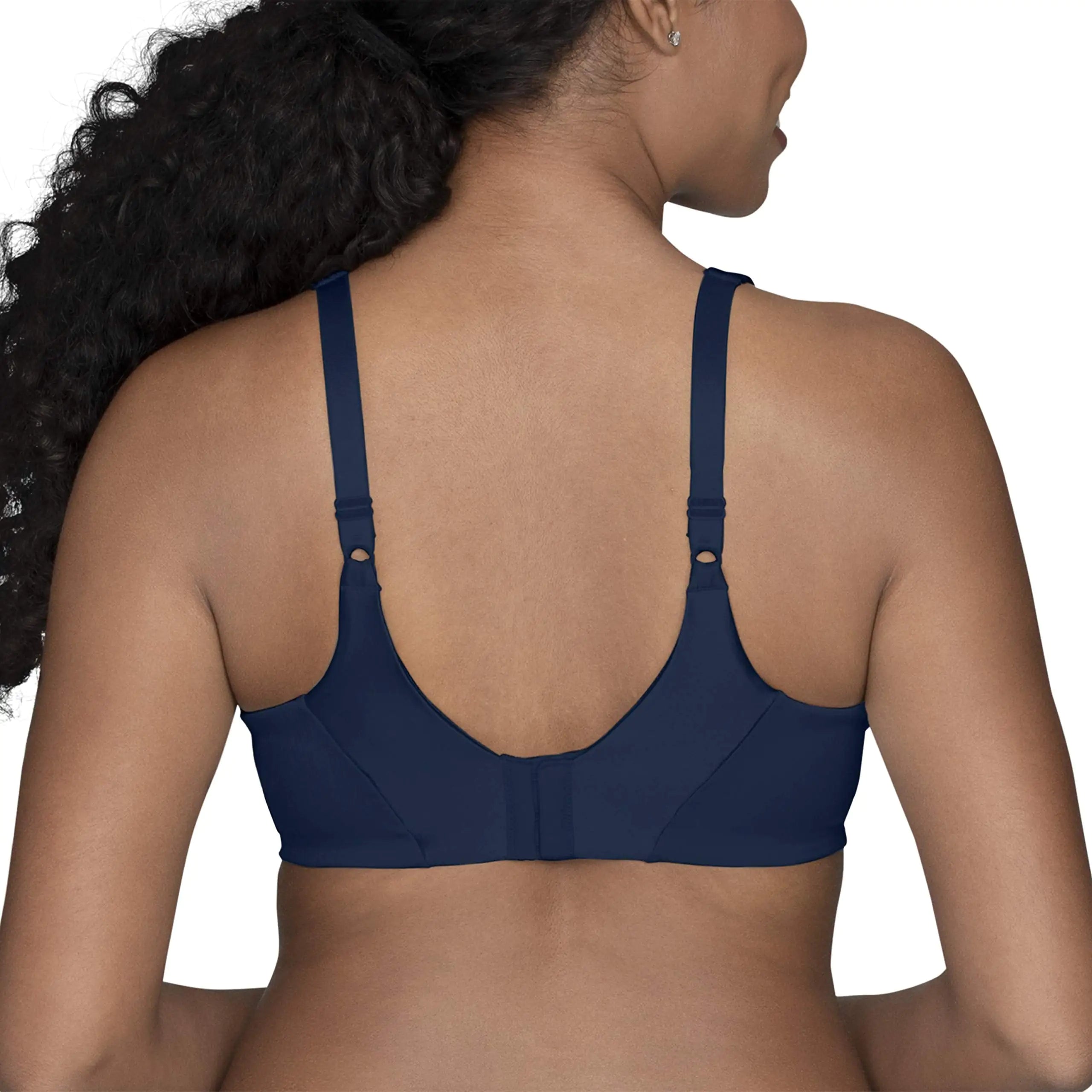 Vanity Fair Women's Illumination Full Figure Zoned-in Support Bra, Lightly Lined Cups up to DD 40DD Underwire - Navy - Vivareflex Online