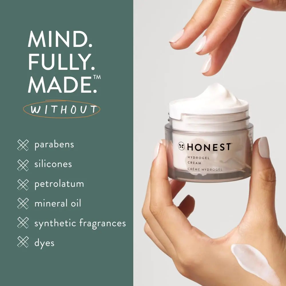 Recarga de crema de hidrogel Honest Beauty | Diseñada para recarga de envases de crema de hidrogel de tamaño completo de 1,7 fl oz (1,7 fl oz) 