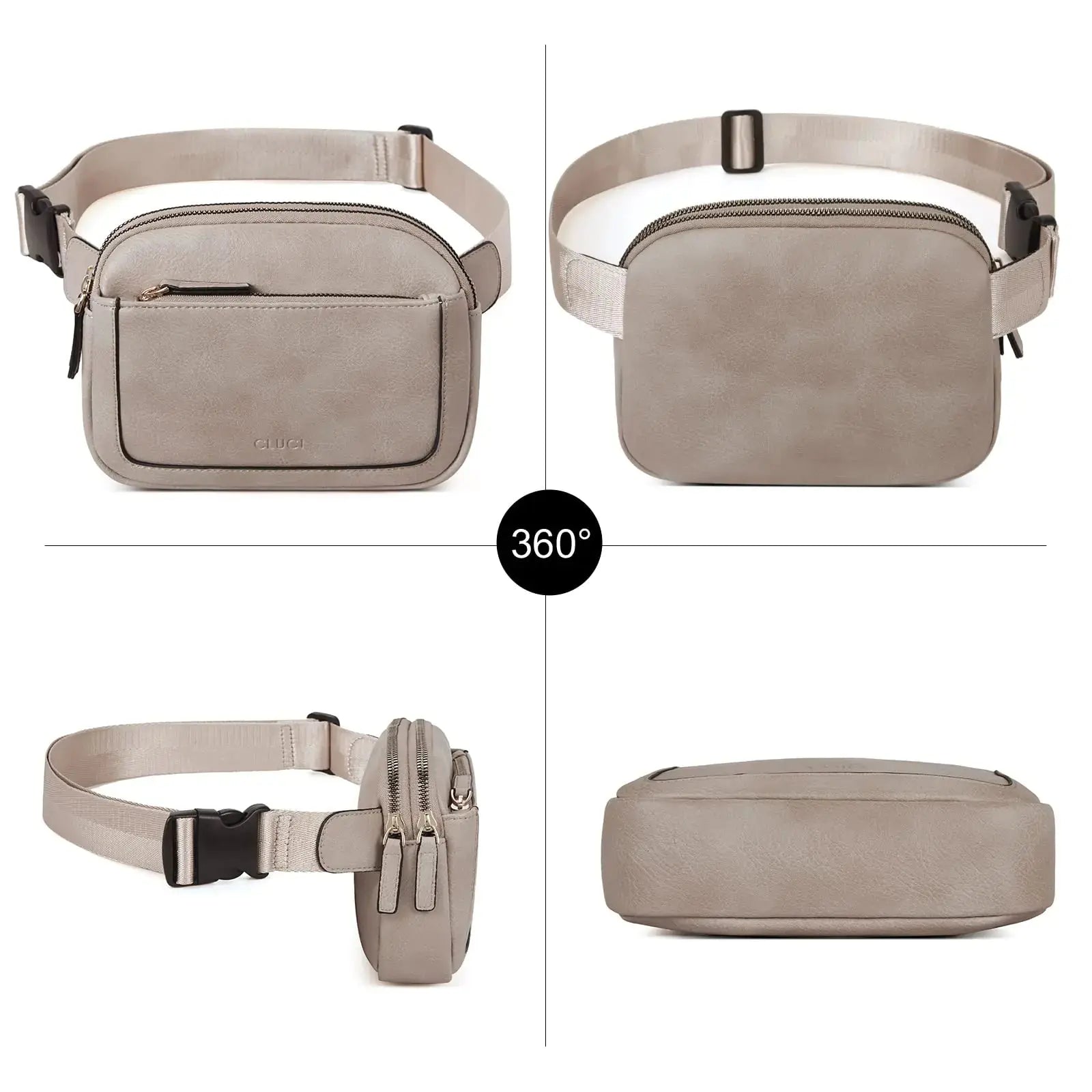 CLUCI Belt Bag for Women, Mini Everywhere Crossbody Waist Bag Adjustable Strap - Vivareflex Online