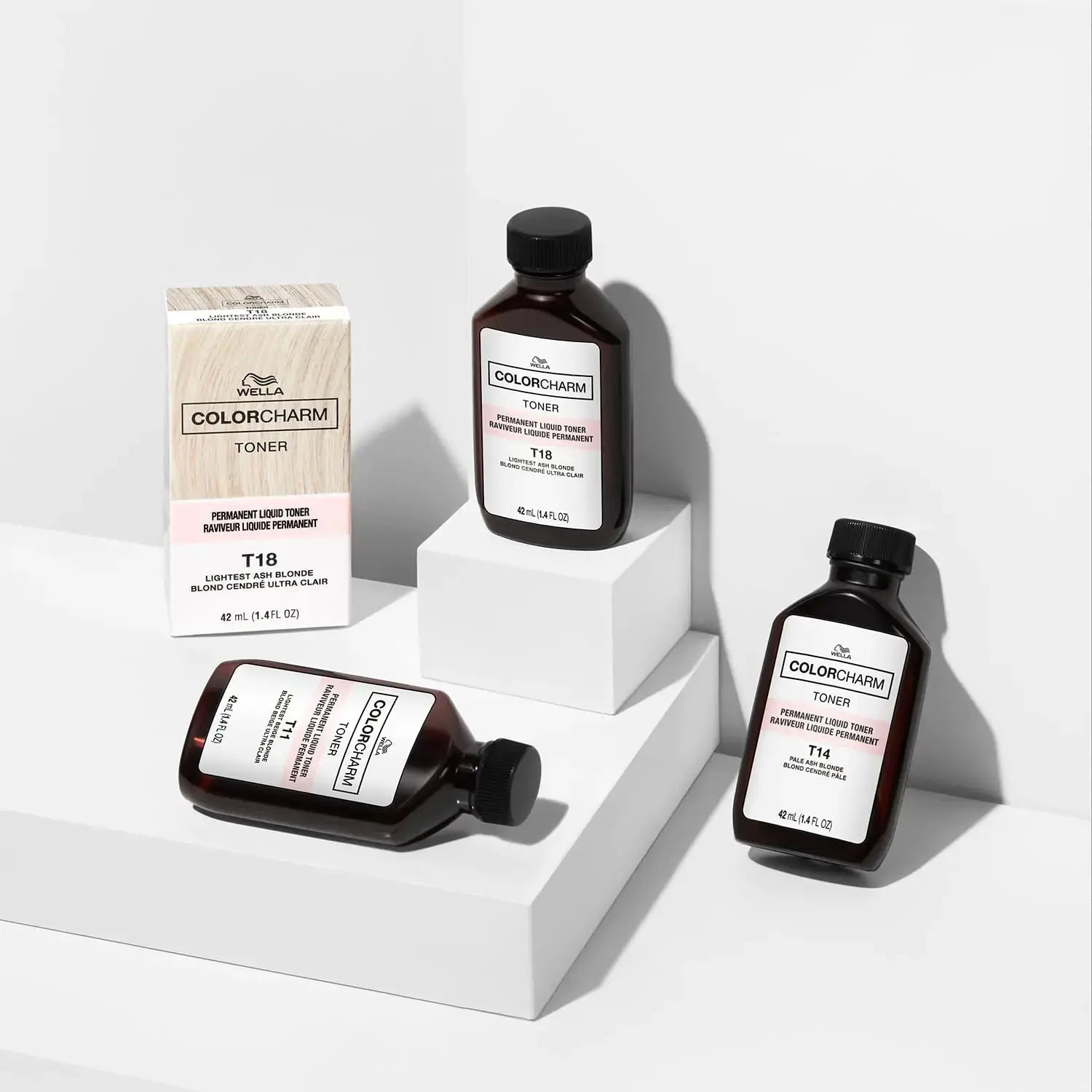 COLORCHARM Permanent Liquid Toners| Neutralize Brass| Free of Parabens| Vegan| T10| Pale Blonde| 1.4 Fl Oz - Vivareflex Online