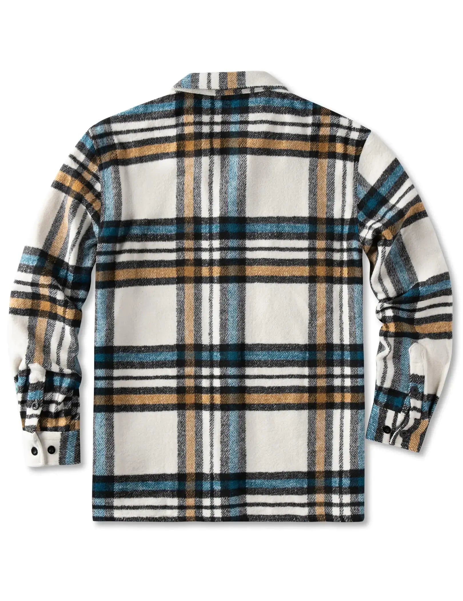 COOFANDY Men's Flannel Shirts Casual Button Down Plaid Shirt Jacket Long Sleeve Fleece Shacket with Pockets - Vivareflex Online