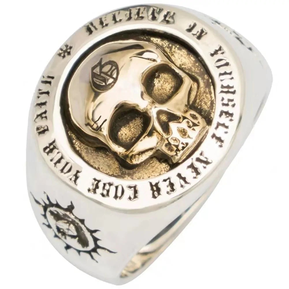 Vintage Skull Rings for Men: Domineering Hip-hop Punk Rock Jewelry Vivareflex Online