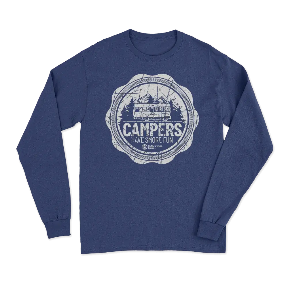 Camping Seal Men Long Sleeve Shirt Vivareflex Online