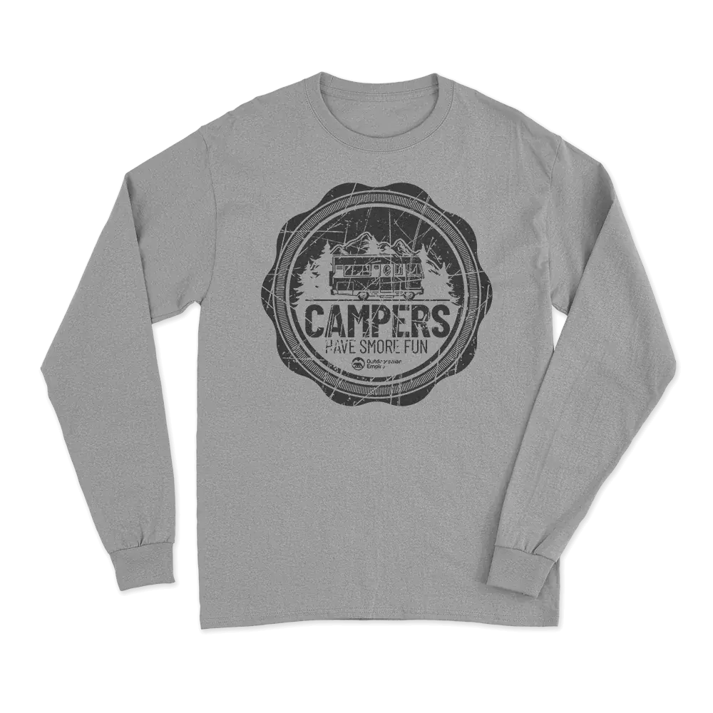 Camping Seal Men Long Sleeve Shirt Vivareflex Online