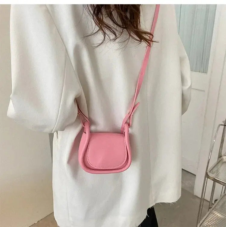 Candy Color Fashion PU Leather Mini Crossbody Bag Shoulder Bags for Women Small Wallet Bag Lipstick Coin Money Pouch Card Holder Ultimate Bag Store