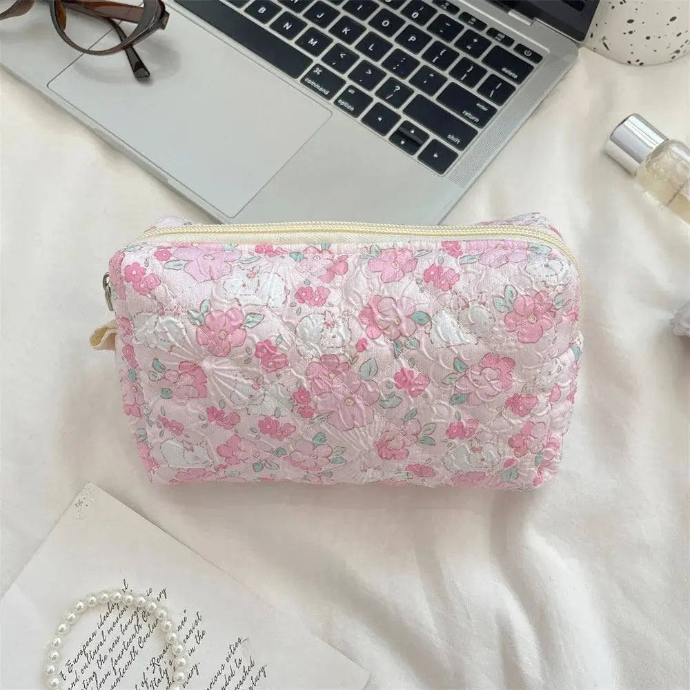 Cartoon Cosmetic Bag for Women Travel Portable Toiletry Bag Soft Cosmetics Makeup Brush Lipstick Storage Bag Organizer Pouch Ultimate Bag Store