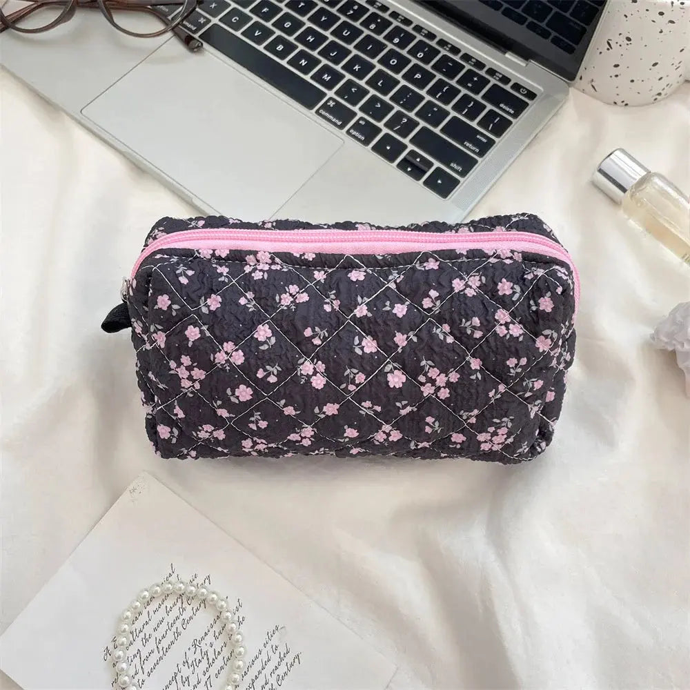 Cartoon Cosmetic Bag for Women Travel Portable Toiletry Bag Soft Cosmetics Makeup Brush Lipstick Storage Bag Organizer Pouch Ultimate Bag Store