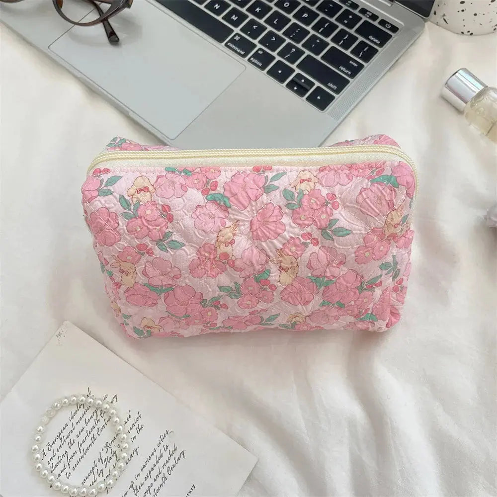 Cartoon Cosmetic Bag for Women Travel Portable Toiletry Bag Soft Cosmetics Makeup Brush Lipstick Storage Bag Organizer Pouch Ultimate Bag Store