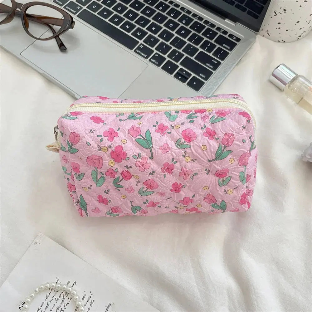 Cartoon Cosmetic Bag for Women Travel Portable Toiletry Bag Soft Cosmetics Makeup Brush Lipstick Storage Bag Organizer Pouch Ultimate Bag Store