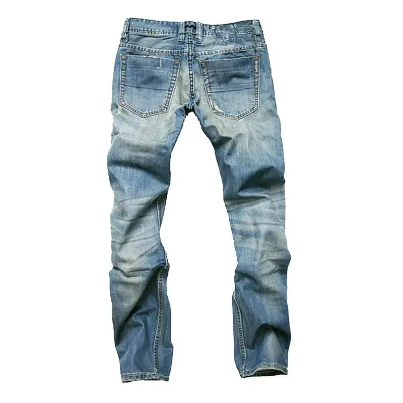 Casual Men Jeans Straight Cotton High Quality Denim Pants Vivareflex Online