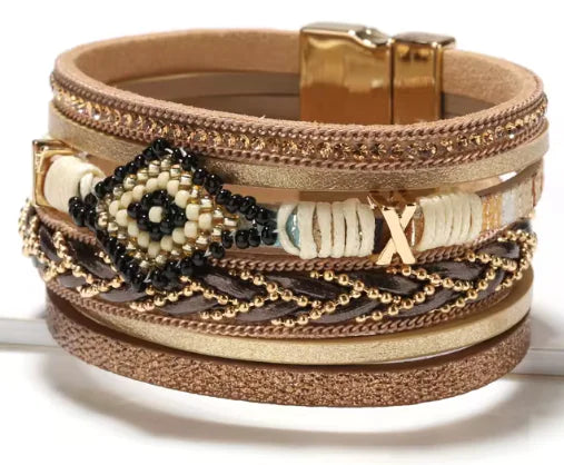 Handcrafted Woven Eye Bracelet - Vivareflex Online