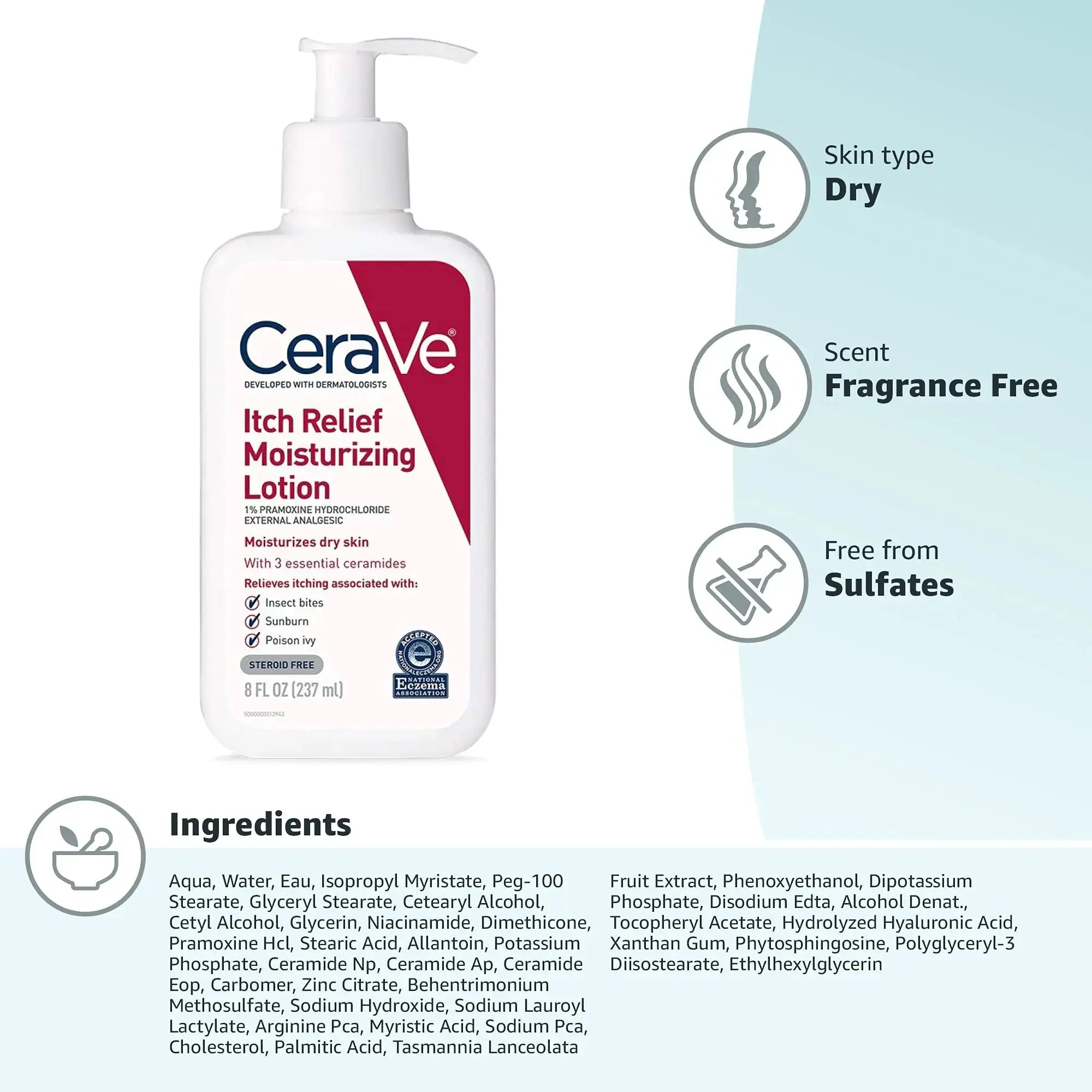 CeraVe Anti Itch Relief Moisturizing_Vivareflex_Online