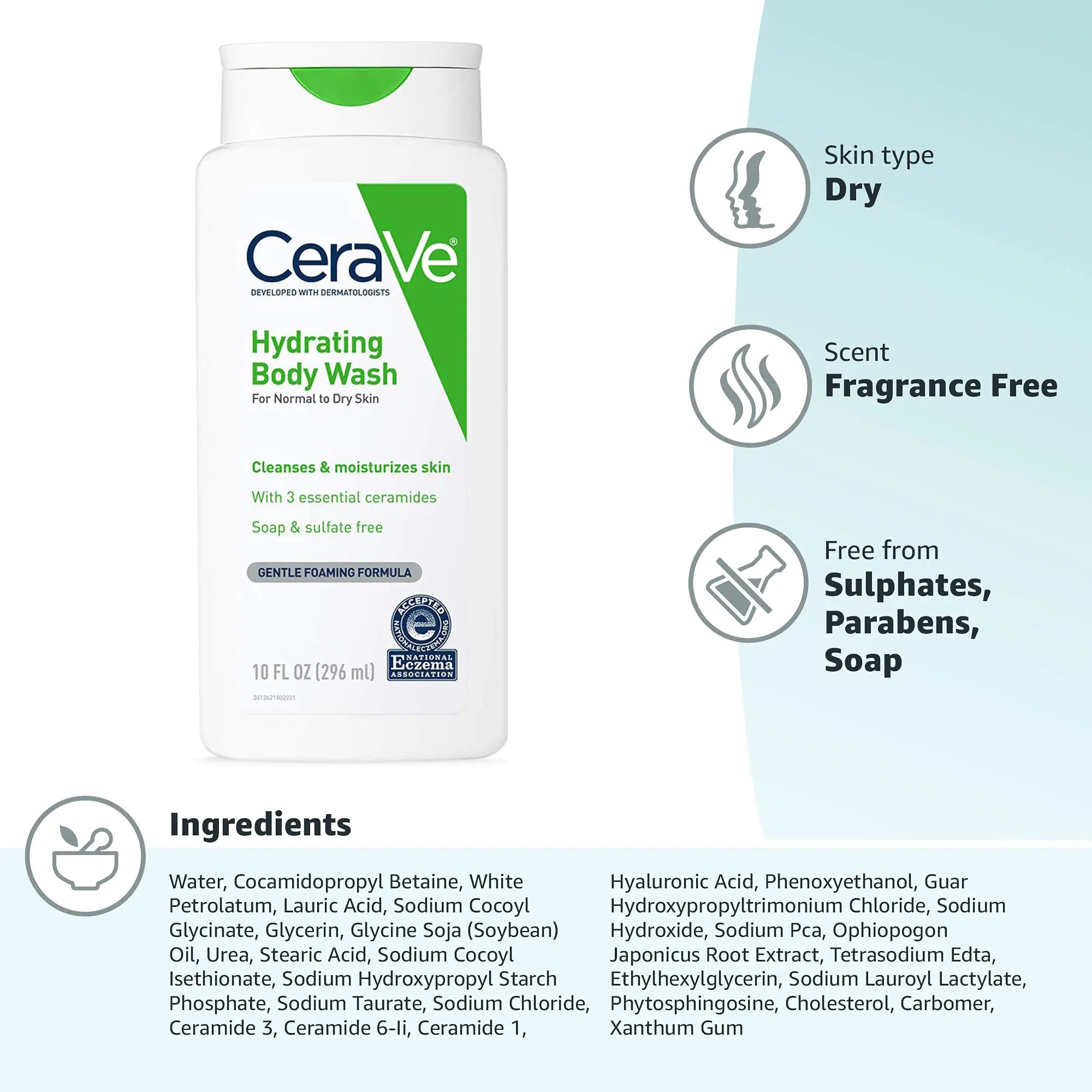 CeraVe Body Wash for Moisturizing Body_Vivareflex_Online