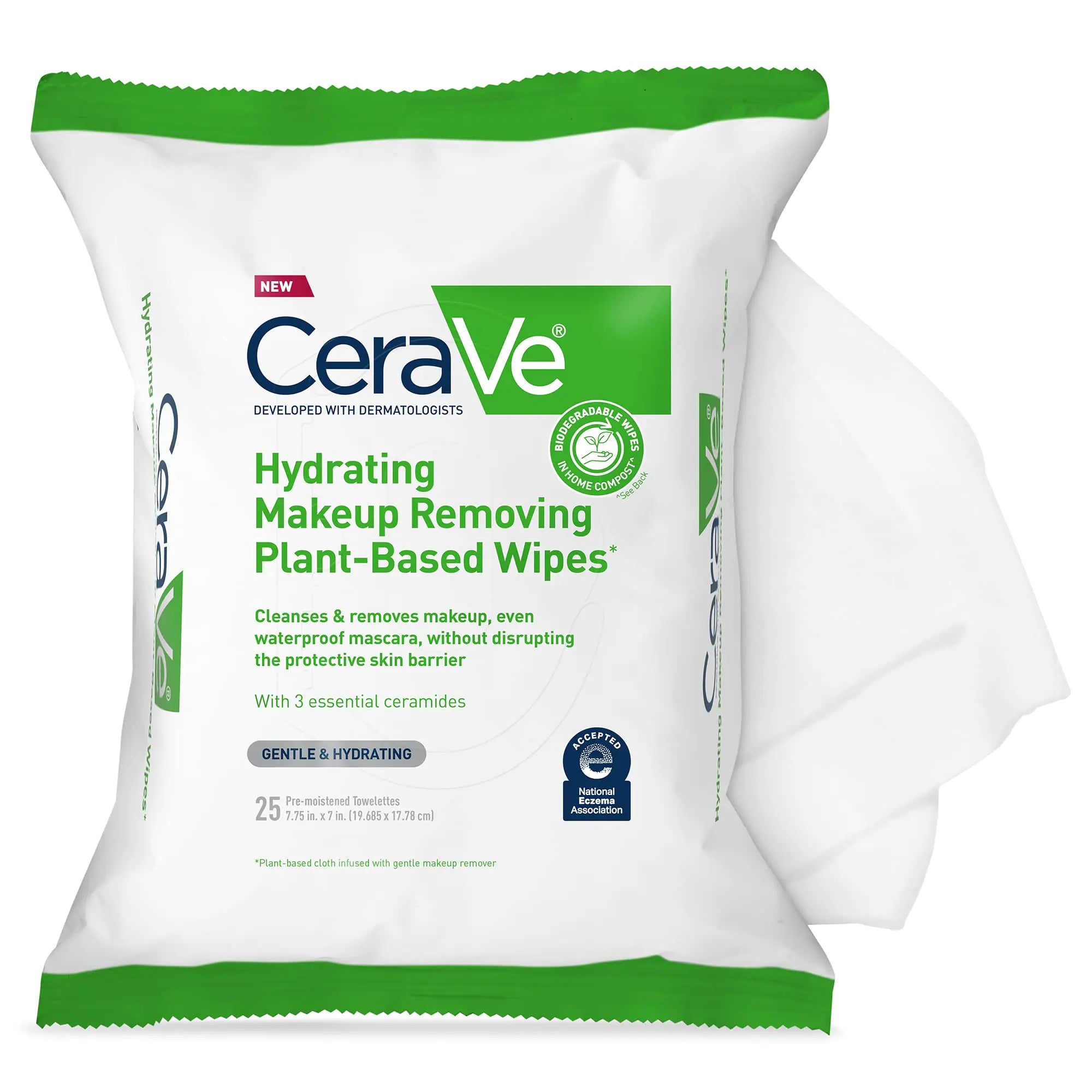 CeraVe Hydrating Facial Cleansing Makeup Remover Wipes_Vivareflex_Online