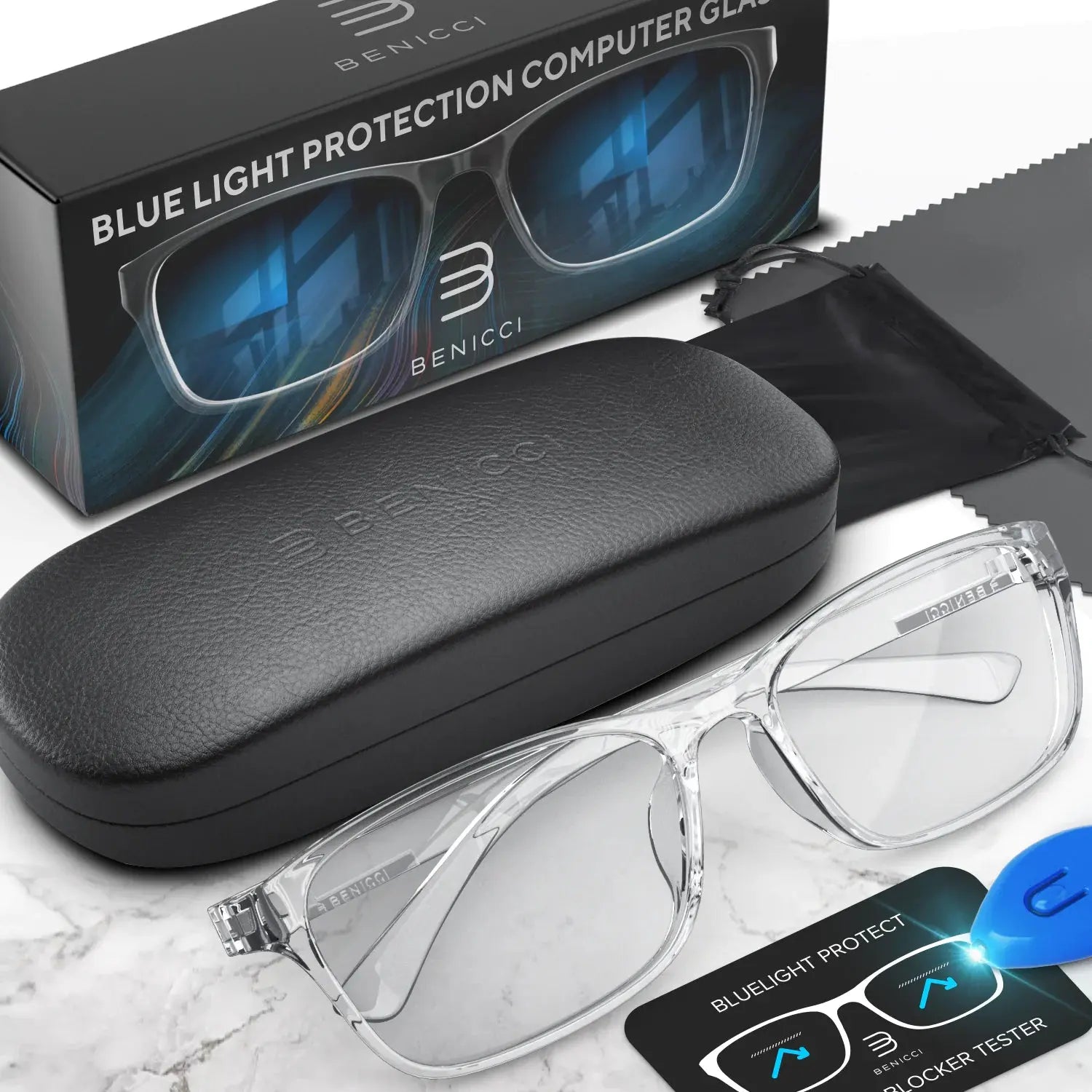 Chic Blue Light Shield Glasses - Relieve Eye Strain & Improve Sleep Vivareflex Online