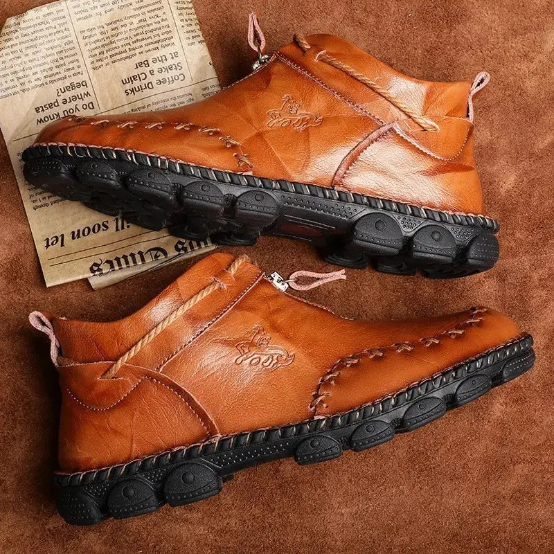 Chic Men's Cow Leather Boots Vivareflex Online