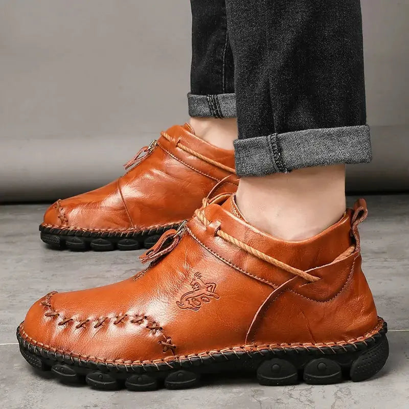 Chic Men's Cow Leather Boots Vivareflex Online