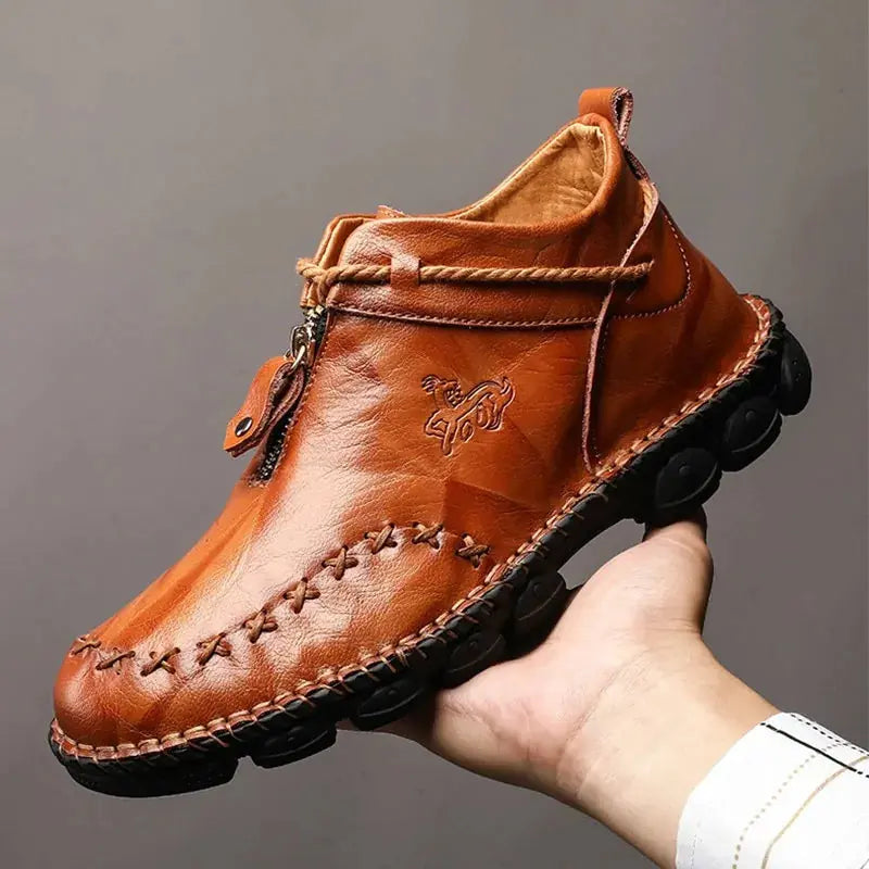 Chic Men's Cow Leather Boots Vivareflex Online