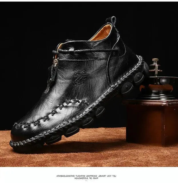 Chic Men's Cow Leather Boots Vivareflex Online