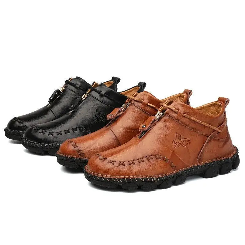Chic Men's Cow Leather Boots Vivareflex Online