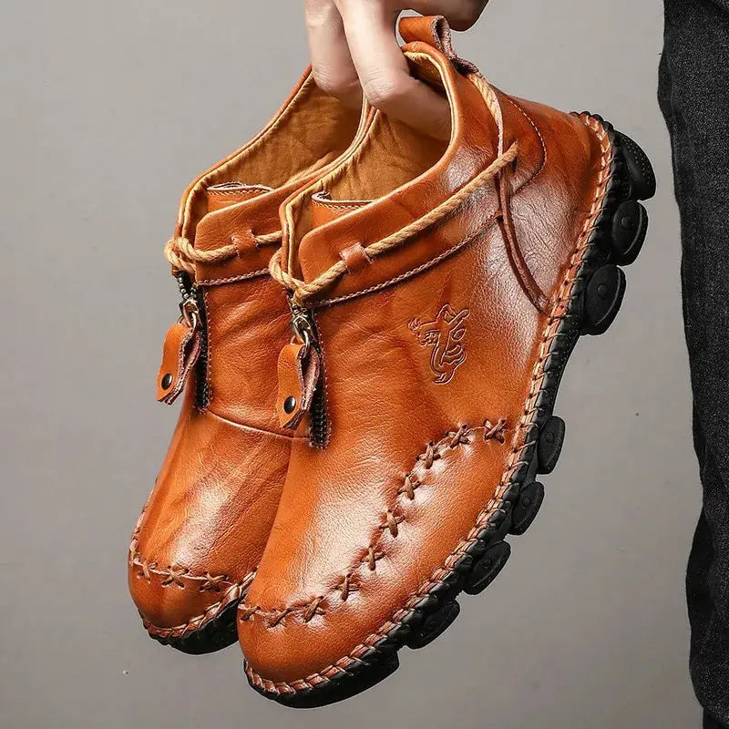 Chic Men's Cow Leather Boots Vivareflex Online