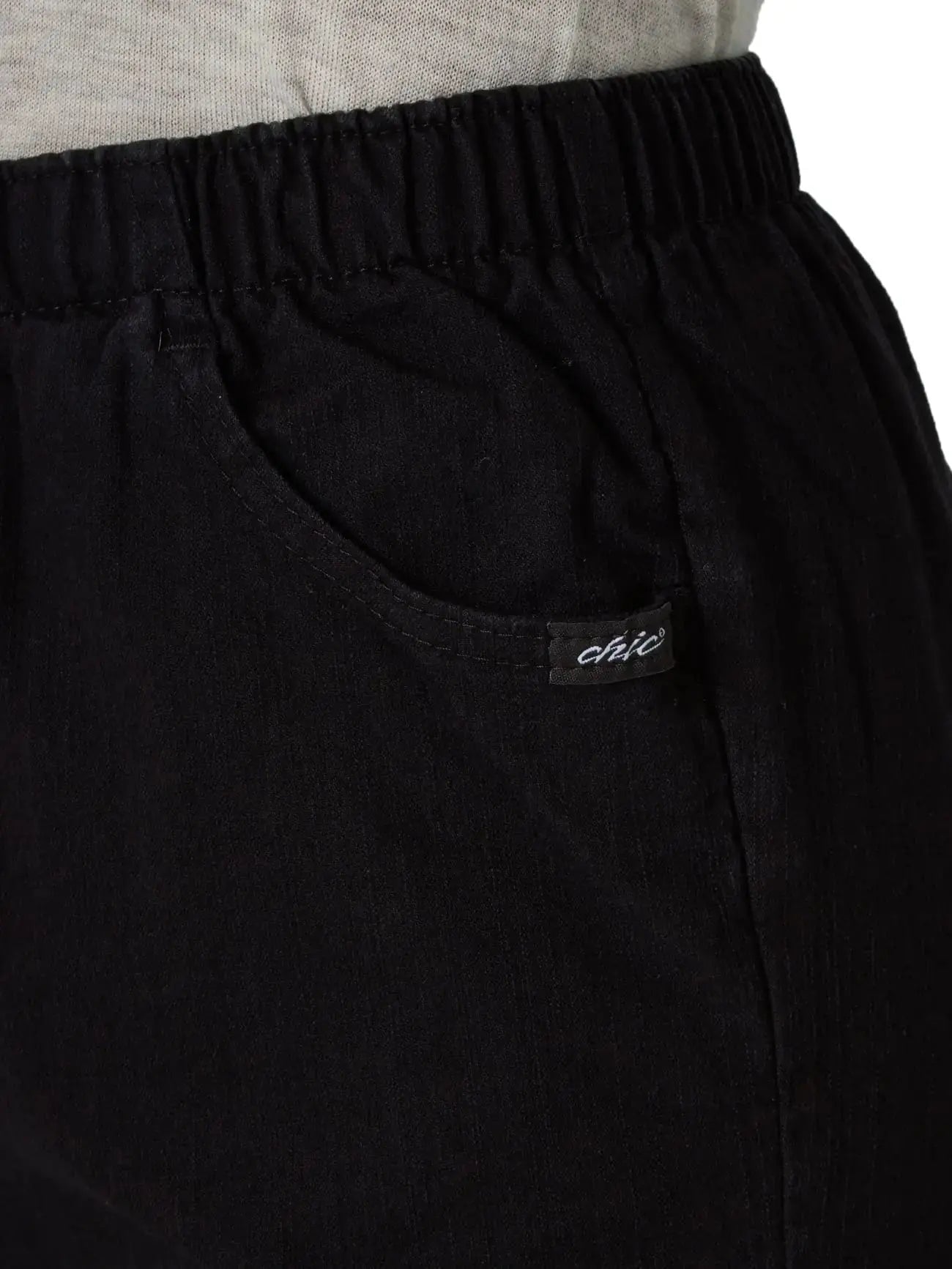 Chic Petite Black Denim Elastic Legging Pant Vivareflex Online