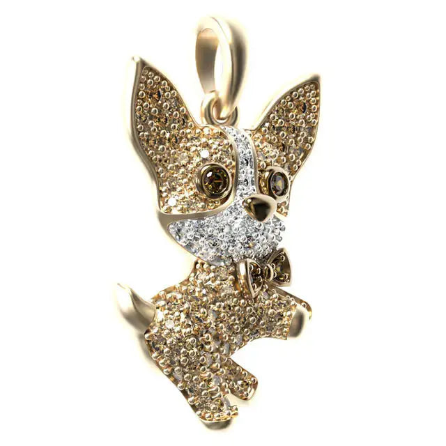 Unique Bond Chihuahua Dog Necklace_Vivareflex_Online