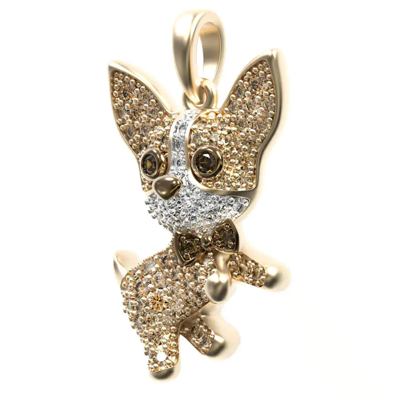 Chihuahua Dog Necklace Charming Pendant_Vivareflex_Online