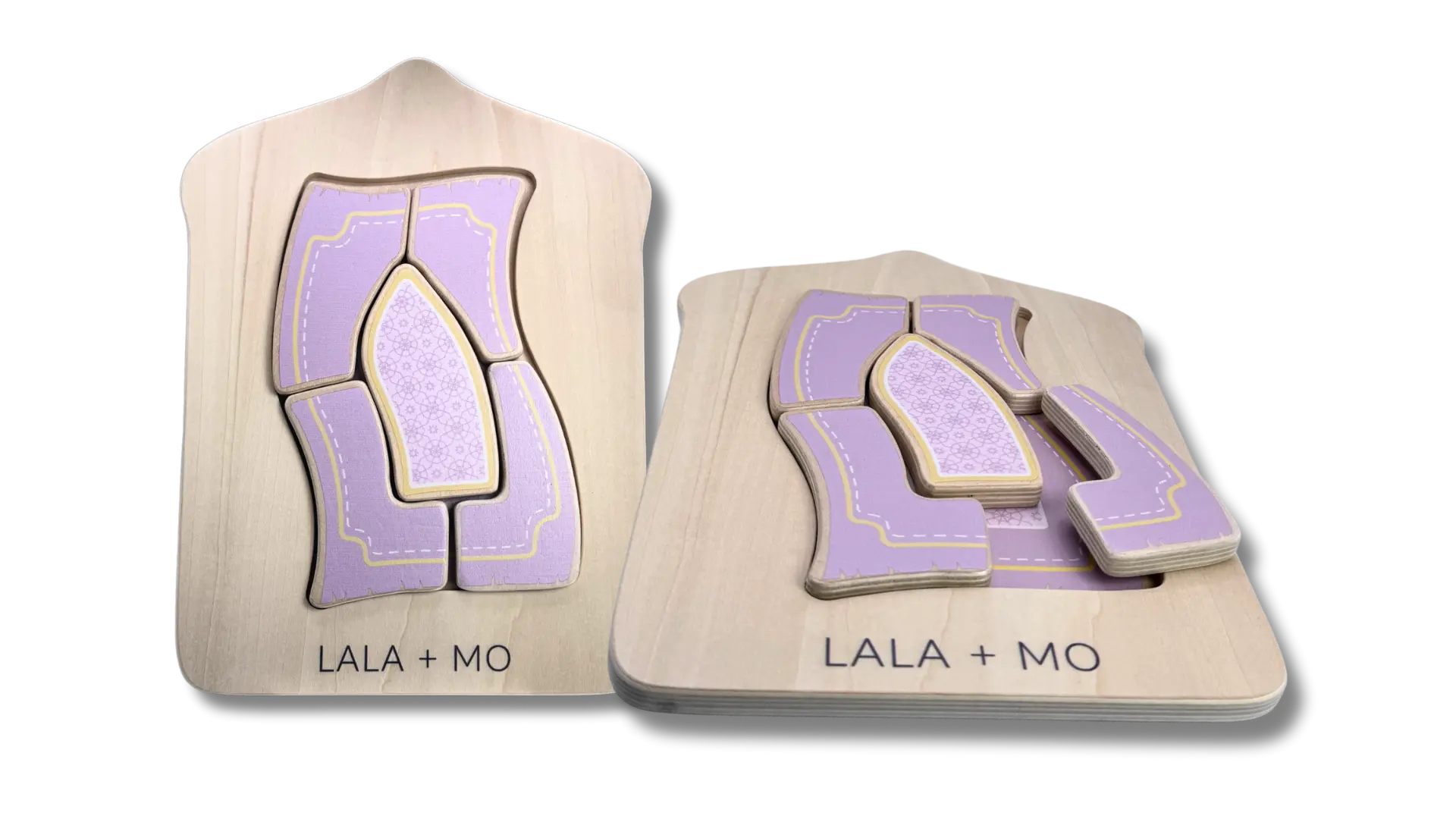 Chunky Islamic Block Puzzles (Set of FOUR) Lala + Mo