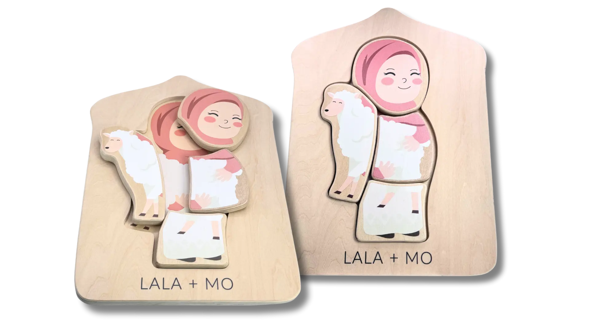 Chunky Islamic Block Puzzles (Set of FOUR) Lala + Mo