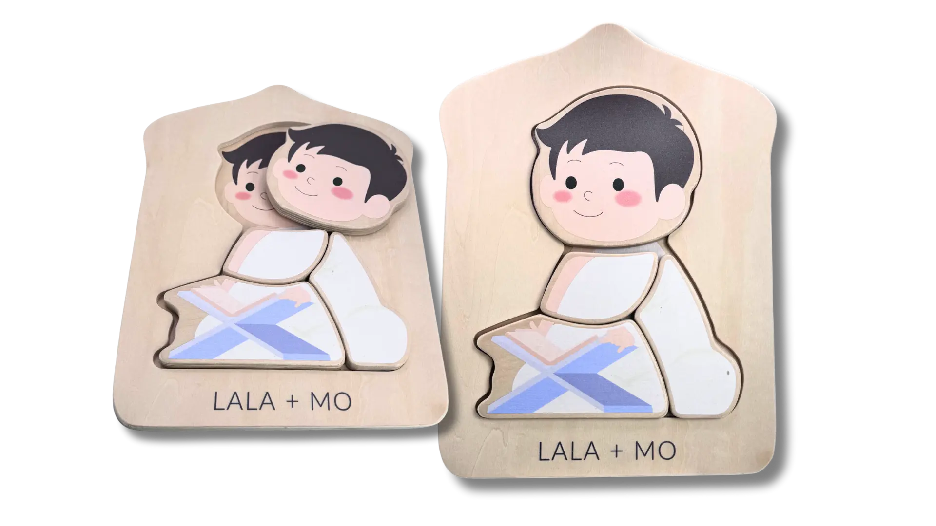 Chunky Islamic Block Puzzles (Set of FOUR) Lala + Mo