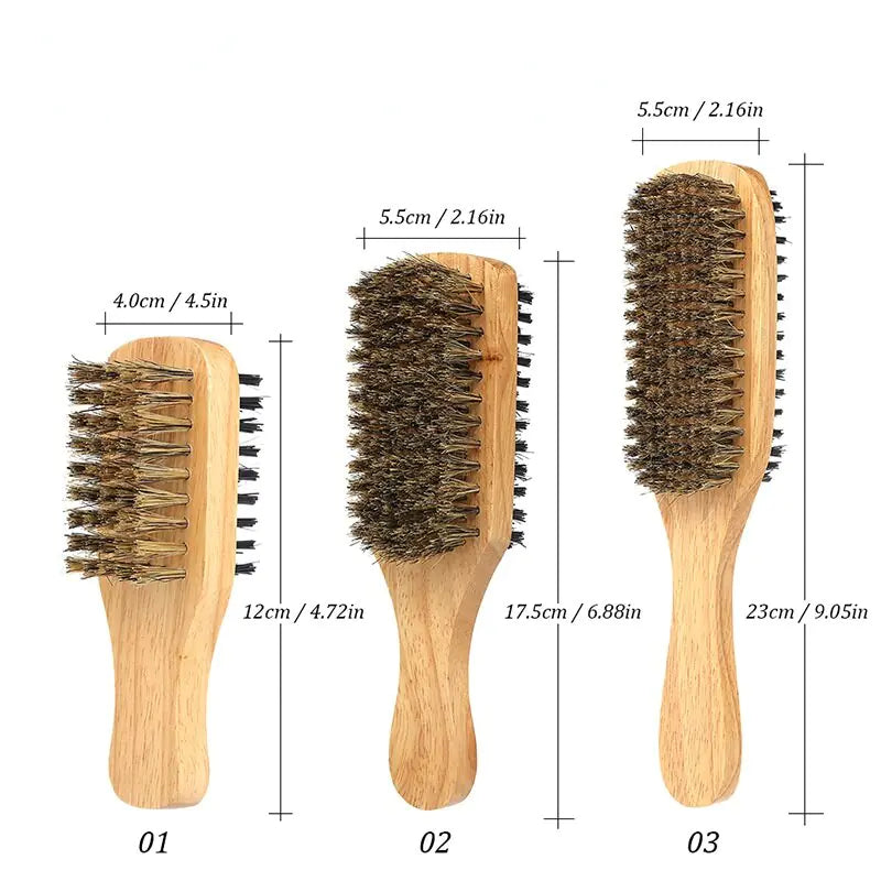 Men Boar Bristle Wooden Hair Brush Vivareflex Online