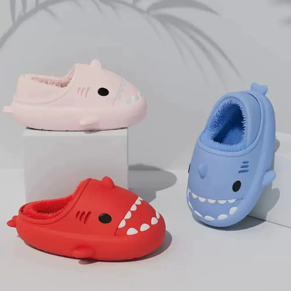 Comwarm Plush Shark Slippers For Women Men Vivareflex Online