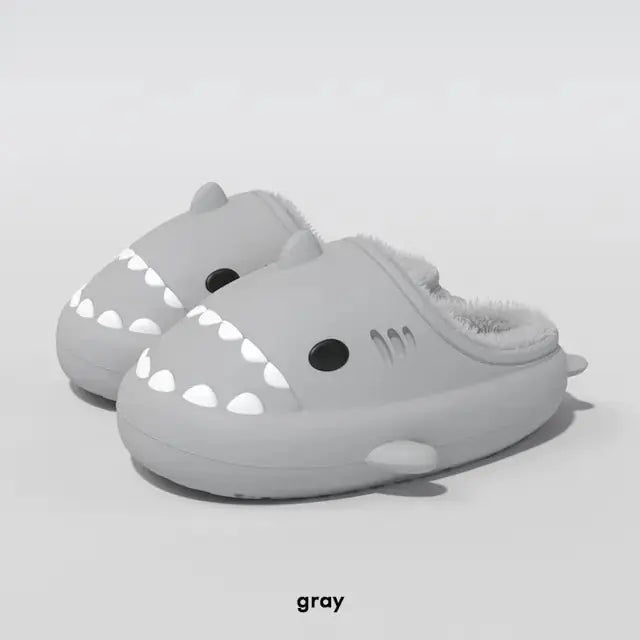 Comwarm Plush Shark Slippers For Women Men Vivareflex Online