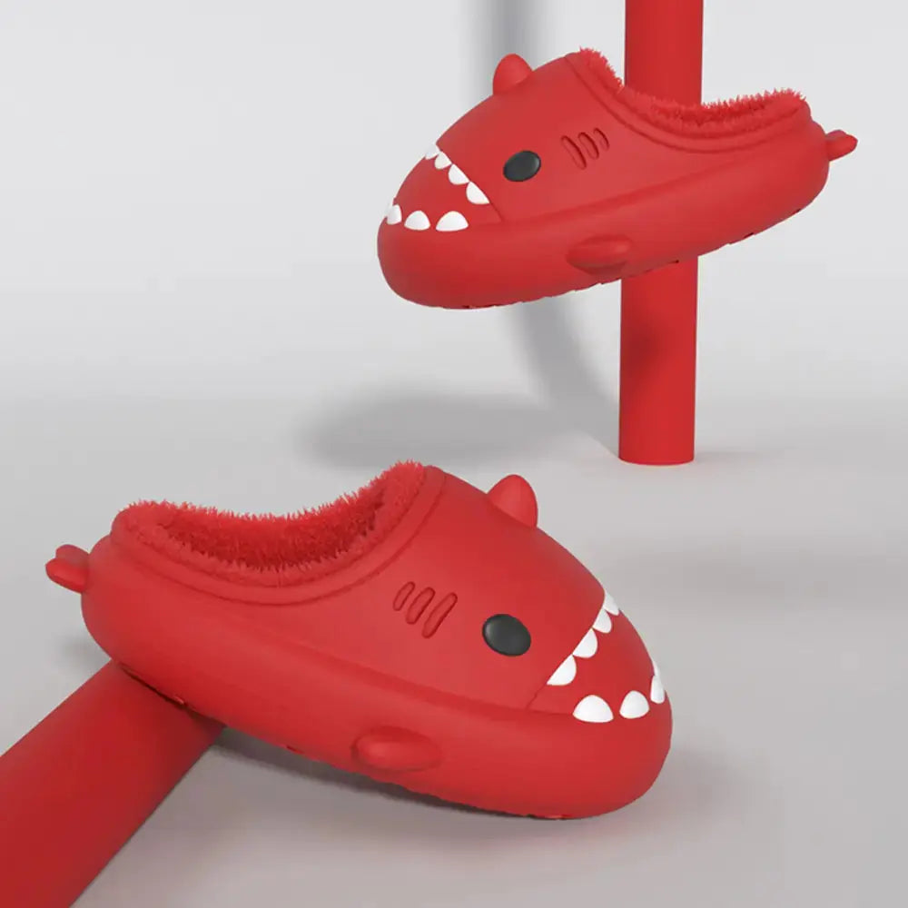 Comwarm Plush Shark Slippers For Women Men Vivareflex Online
