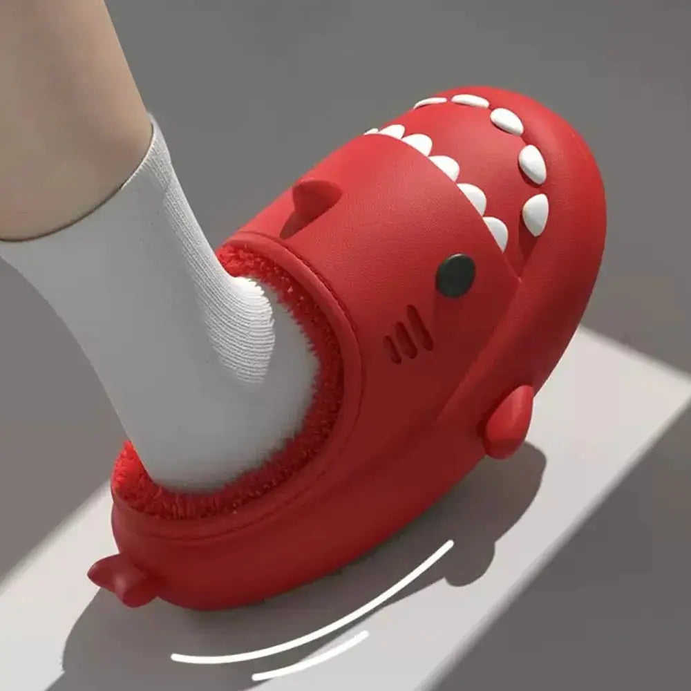 Comwarm Plush Shark Slippers For Women Men Vivareflex Online