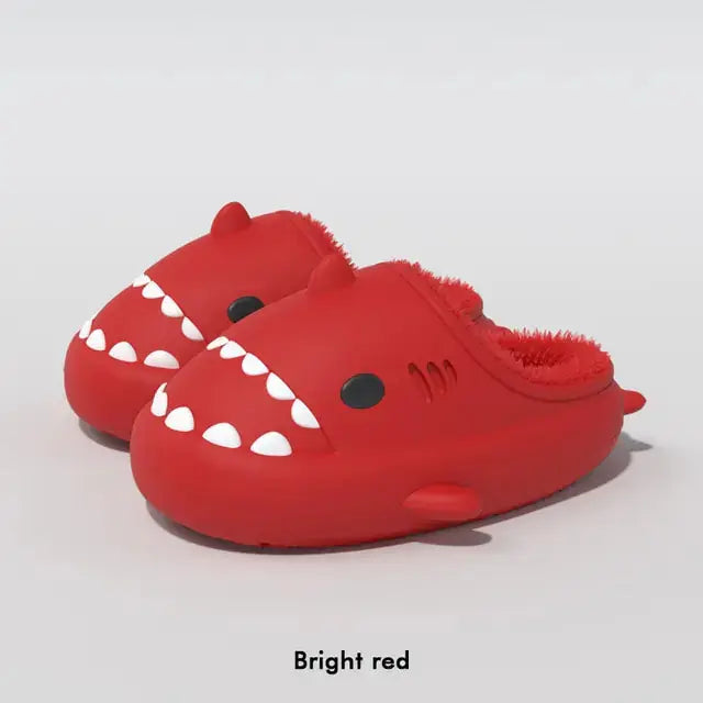 Comwarm Plush Shark Slippers For Women Men Vivareflex Online