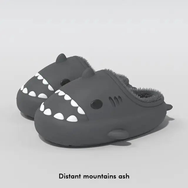 Comwarm Plush Shark Slippers For Women Men Vivareflex Online