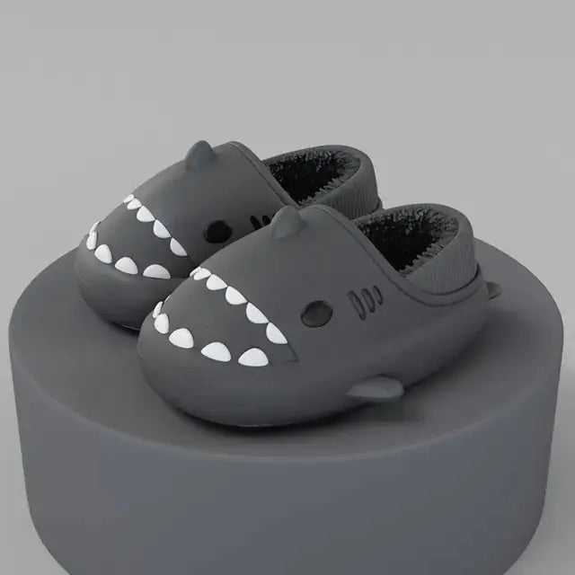 Comwarm Plush Shark Slippers For Women Men Vivareflex Online