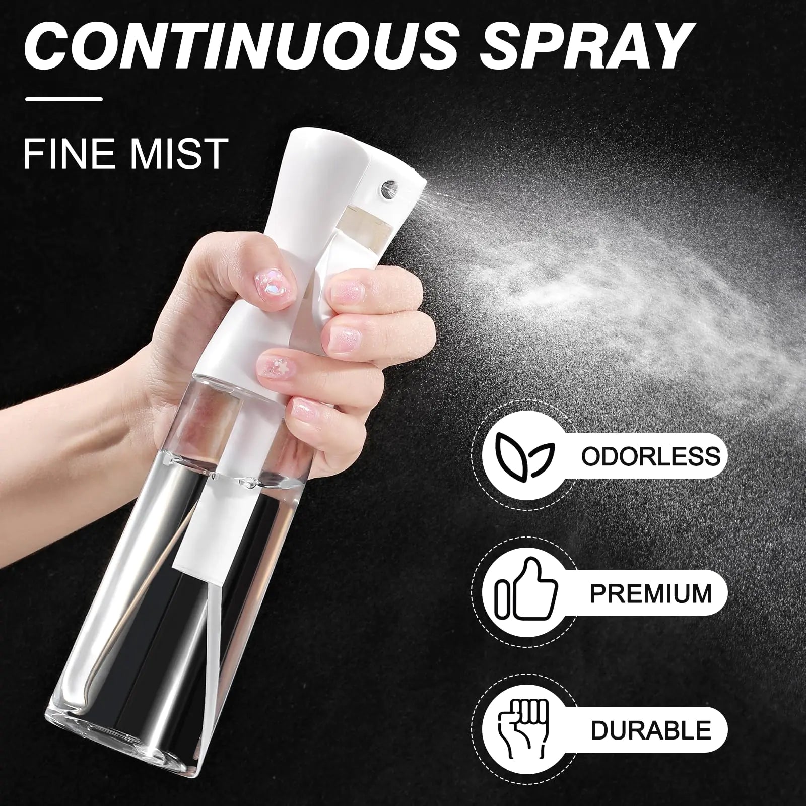 Continuous Spray Bottle for Hair_Vivareflex_Online