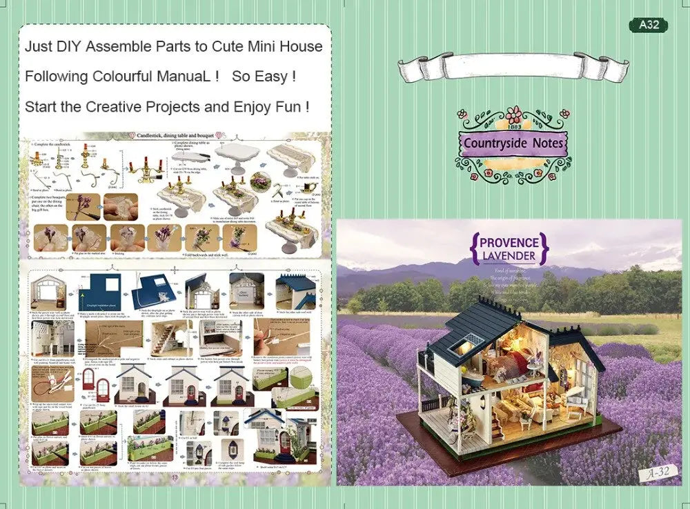 Crafty Cottage Wooden Dollhouse Kit - Vivareflex Online