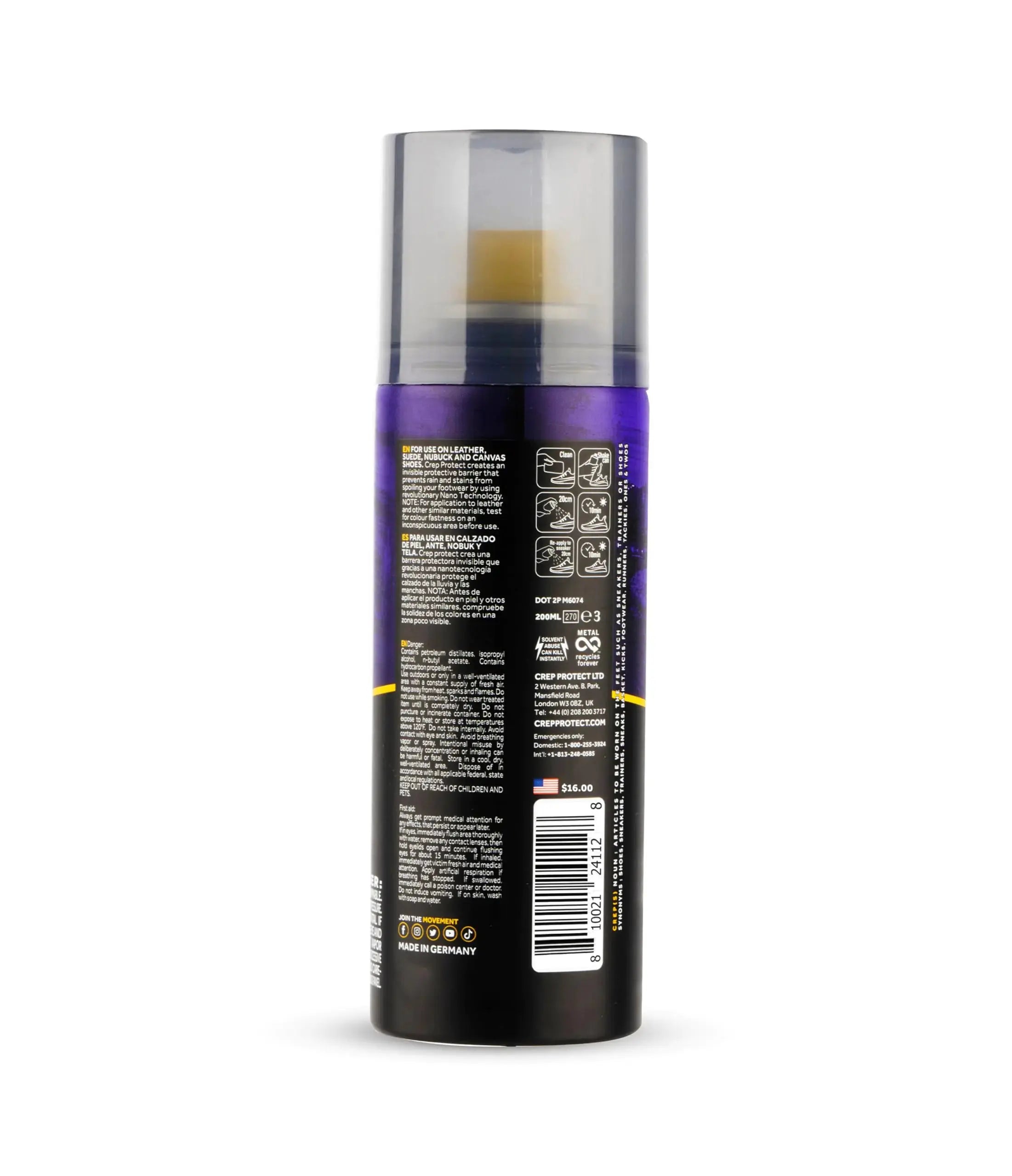 Crep Protect Shoe Protector Spray - Rain & Stain Waterproof Nano Protection for Sneaker - Vivareflex Online