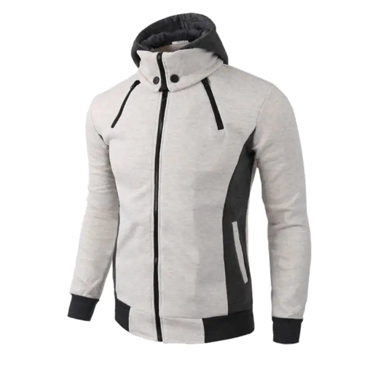 Double Zipper Hoodie Jacket for Men Vivareflex Online